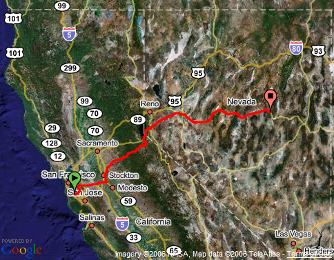 Click to trace the route